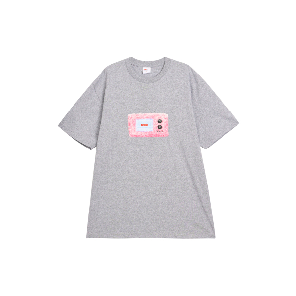Supreme SS18 TV Tee Heather Grey T