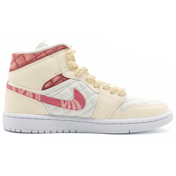 【 】 Jordan Air Jordan 1 Mid "Quilted White"