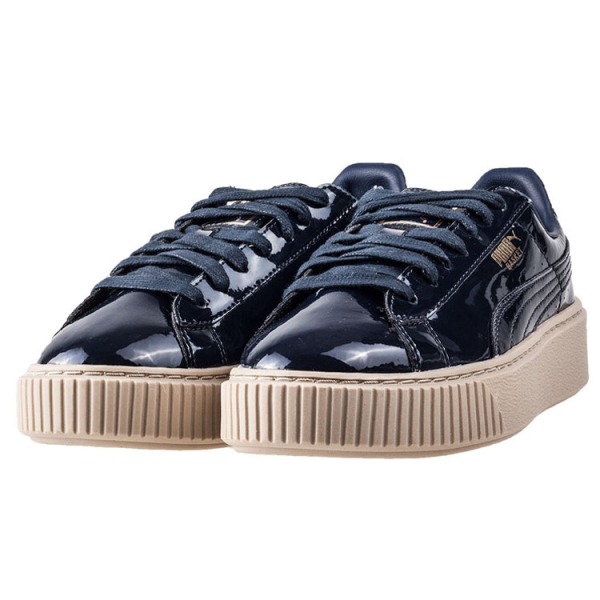 Puma Basket Platform Patent Marshmallow