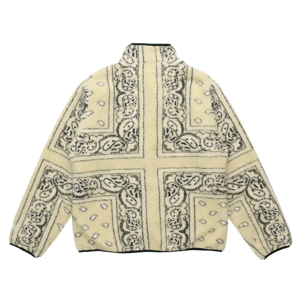 Supreme FW19 Week 3 Reversible Bandana Fleece Jacket