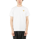 CDG Play Gold Heart T-Shirt T