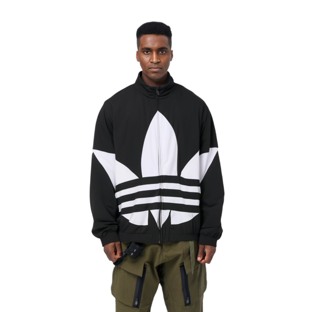 Adidas originals Big Trefoil Track Top Night Marine Logo