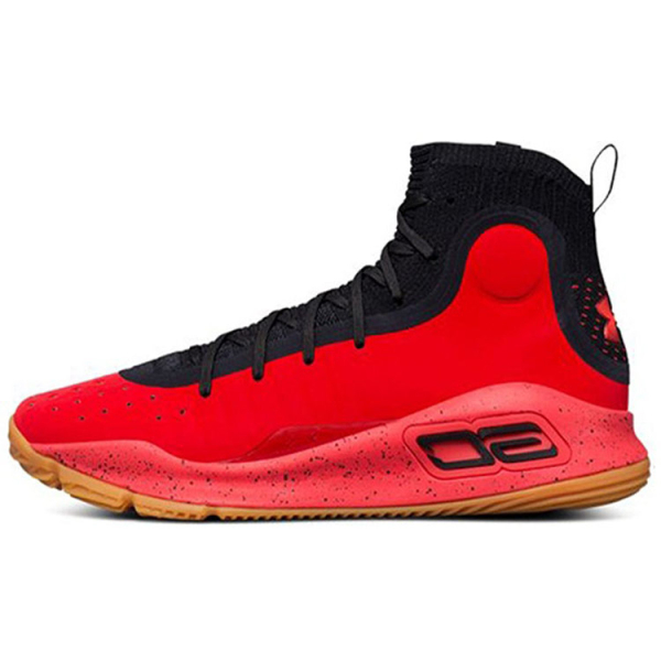 Under Armour Curry 4 4 Red Black Gum