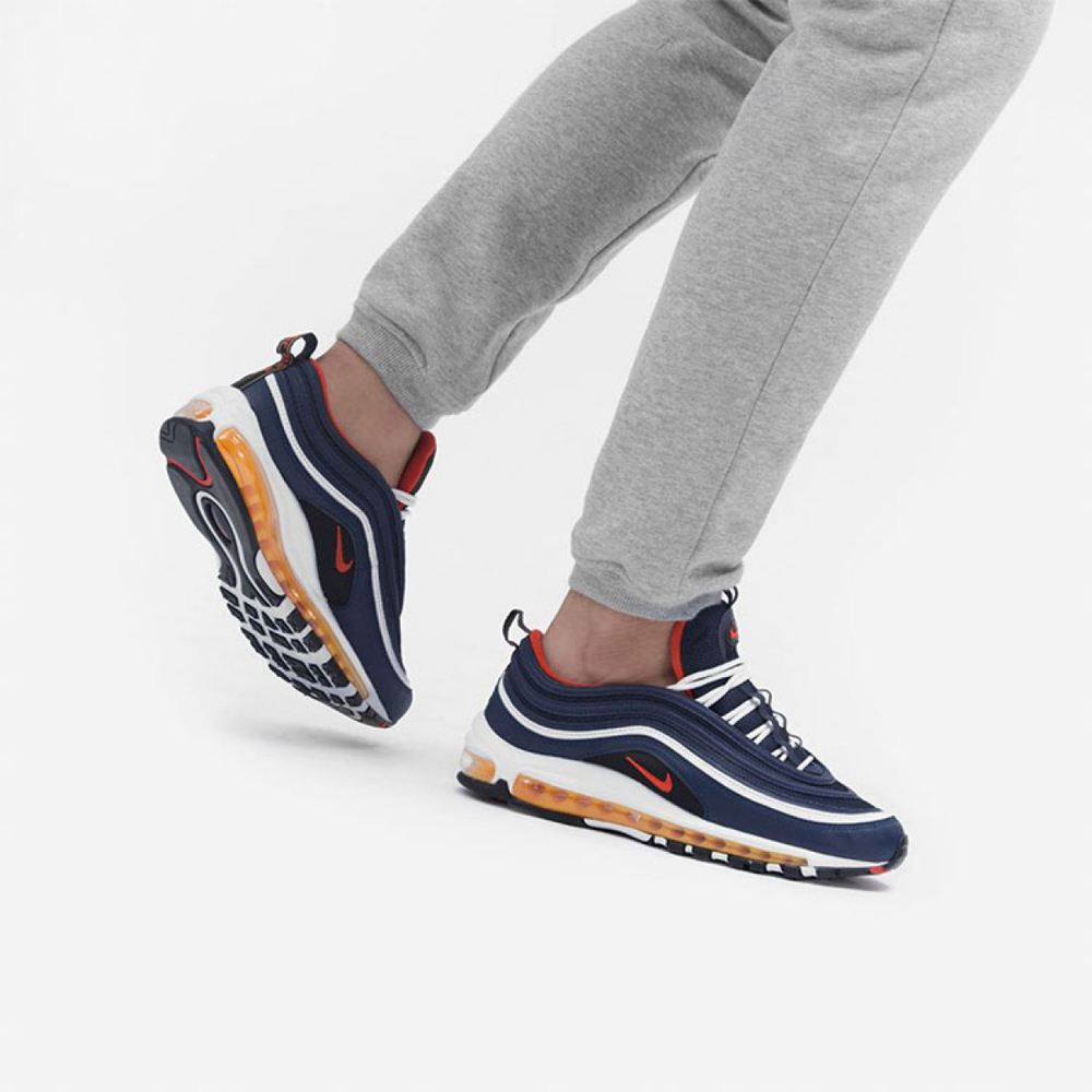 Nike Air Max 97 MIDNIGHT NAVY/HABANERO RED
