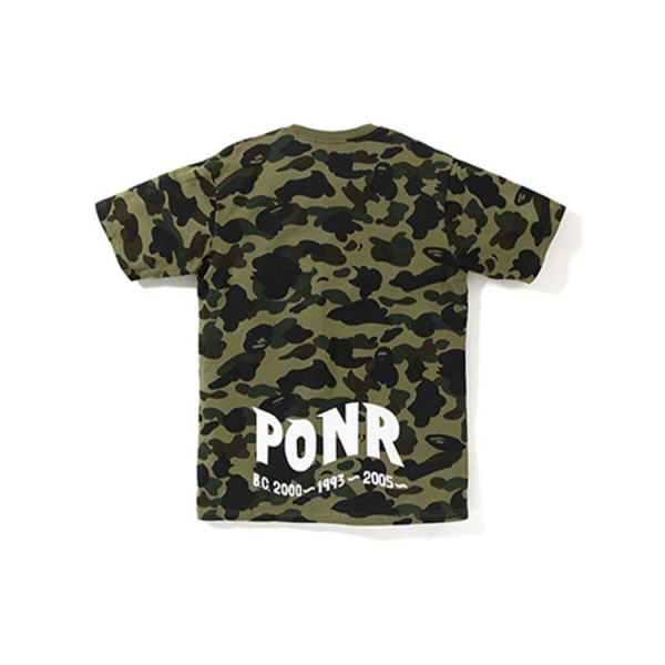 A BATHING APE Bape BAPE 1ST Camo Shark Tee PONR T