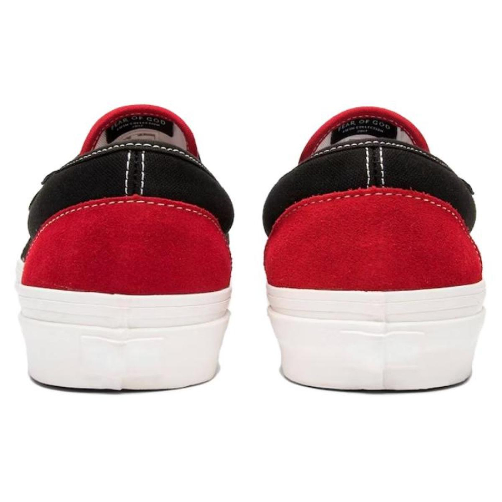 Fear of God x Vans slip-on 47 Dx "collection 2 Red Black"