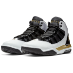 Jordan Max Aura Max Aura White Black Gold PU