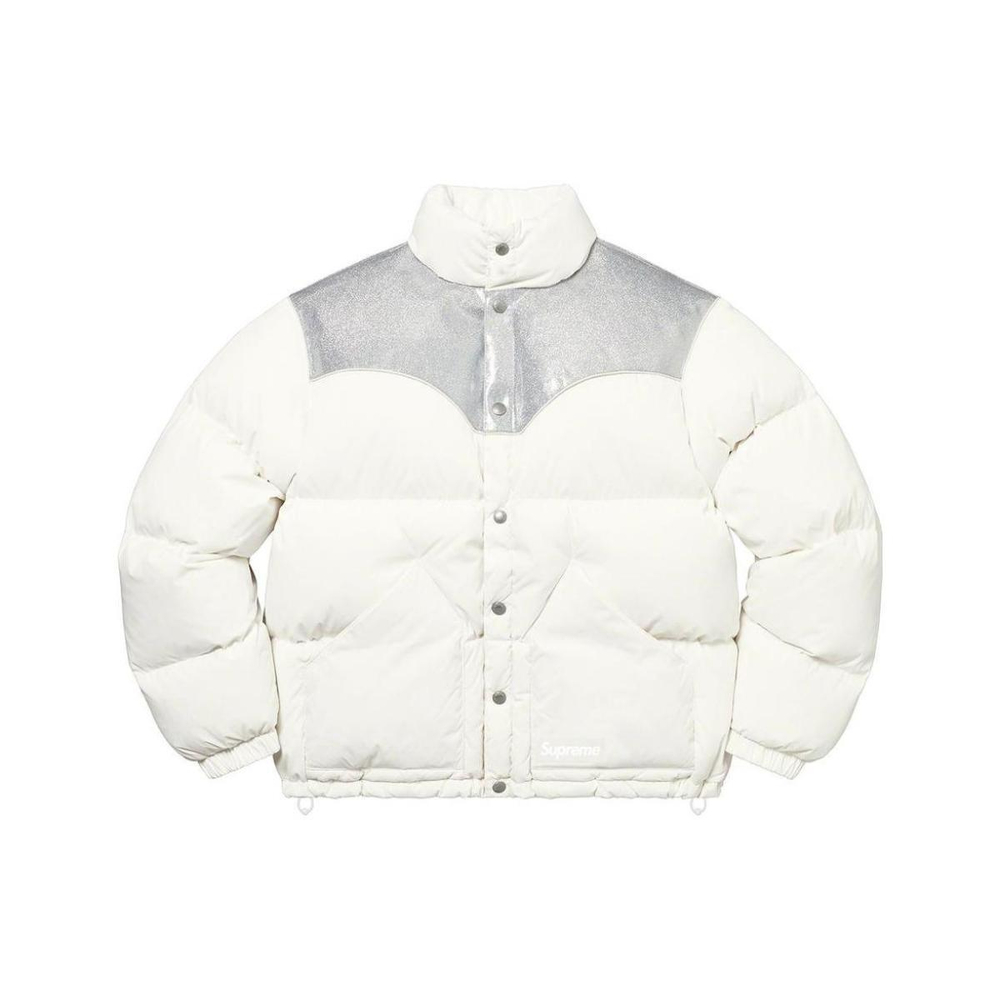 Supreme FW22 Week 18 Glitter Yoke Down Puffer Jacket