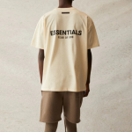 Fear of God Essentials SS21 Short Sleeve Tee Buttercream/Cream Logo T