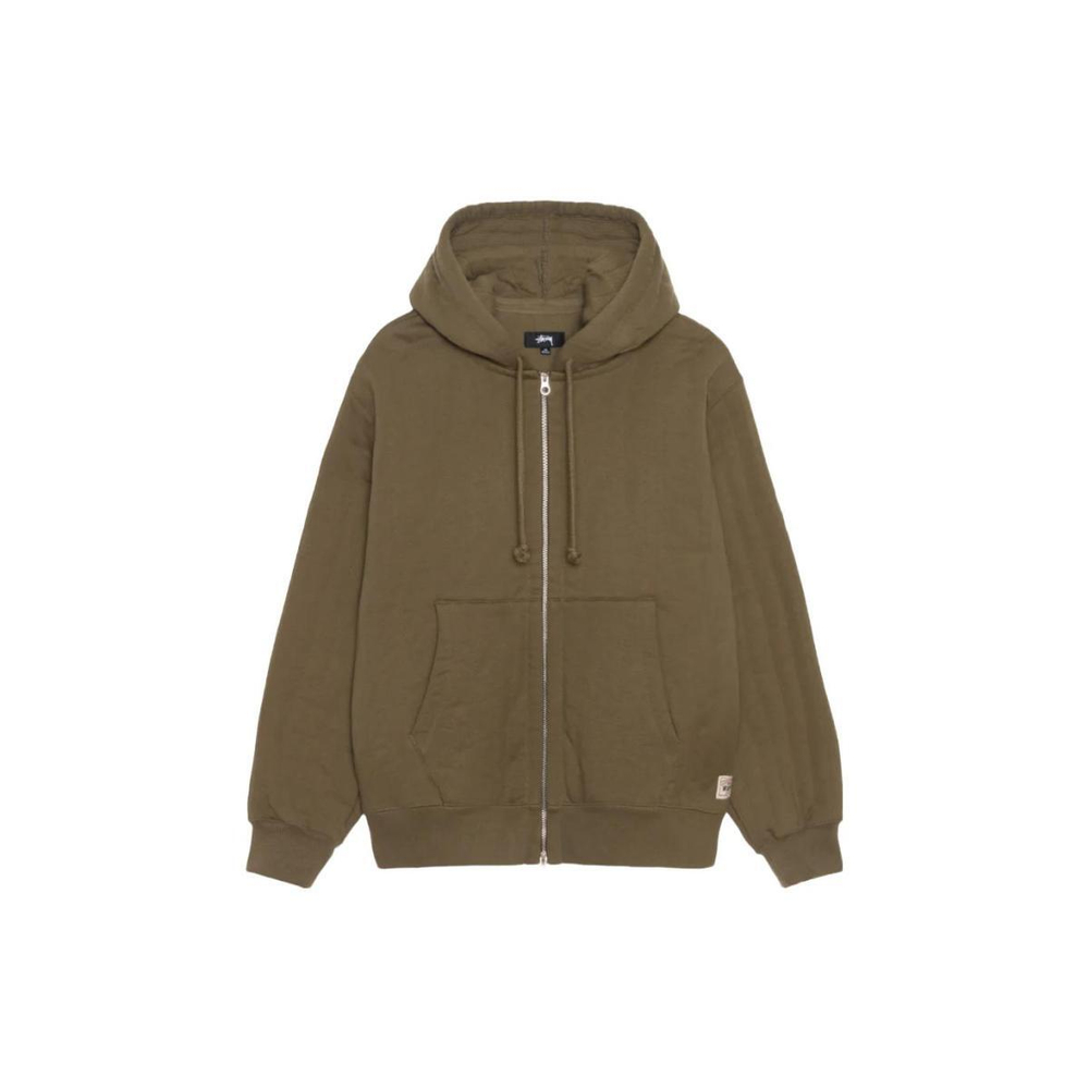 Stussy FW23 Vertical Quilted Zip Hoodie