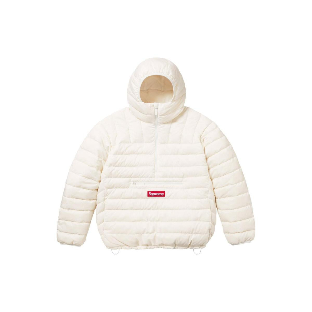 Supreme FW23 WEEK7 MICRO DOWN HALF ZIP HOODED PULLOVER