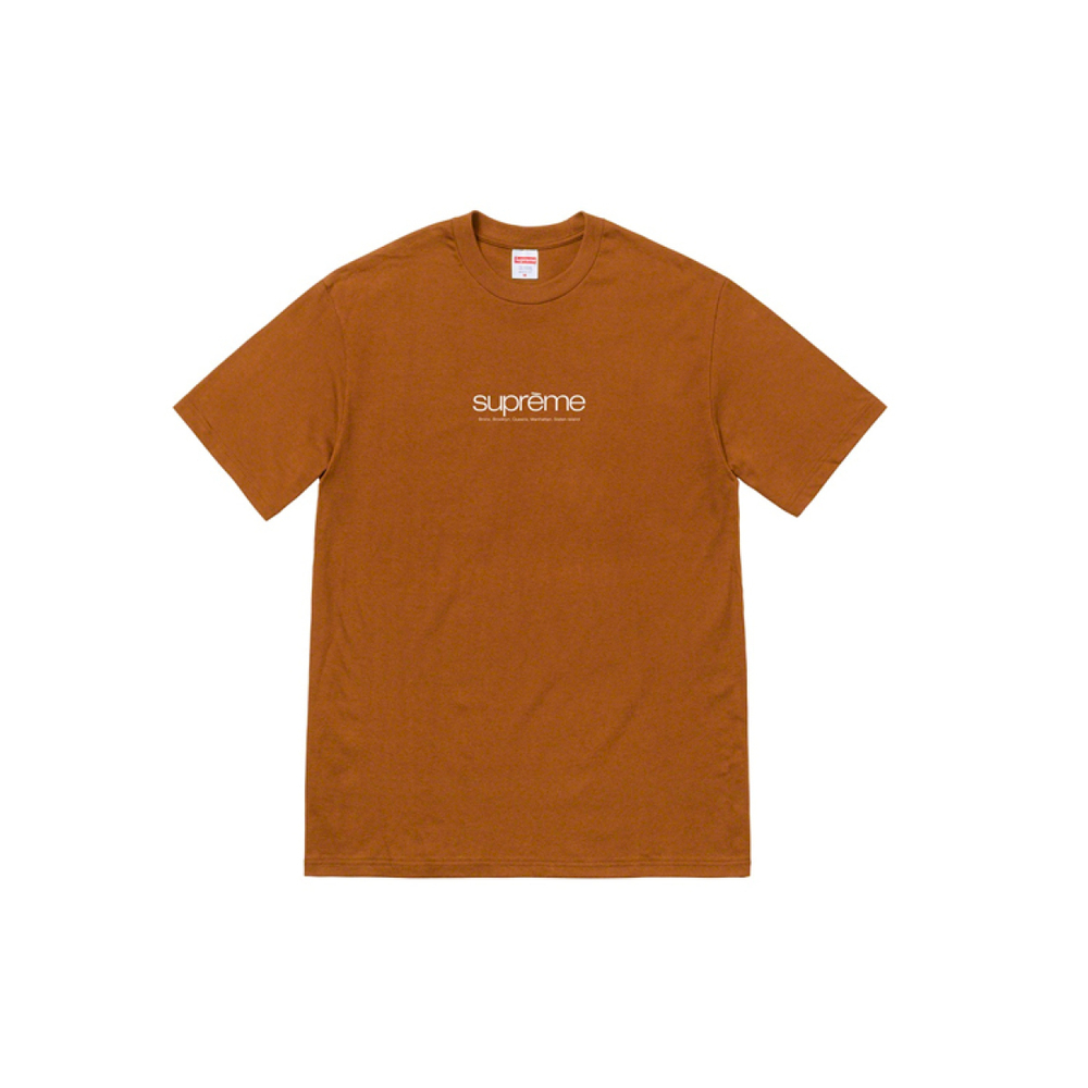 Supreme Week 1 Five Boroughs Tee Logo Logo T