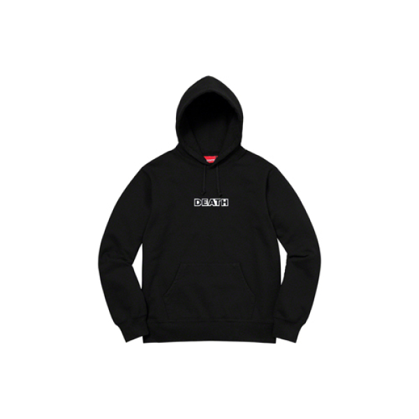 Supreme SS19 Gilbert & George/Supreme DEATH Hooded Sweatshirt Black