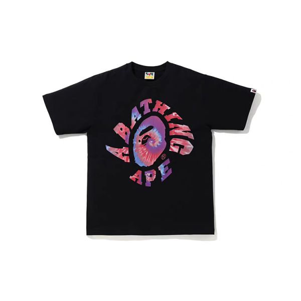 BAPE Tie Dye Twist College Tee T