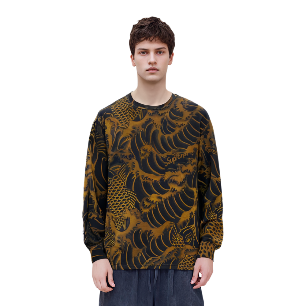 Supreme SS20 Week 14 Waves L/S Top