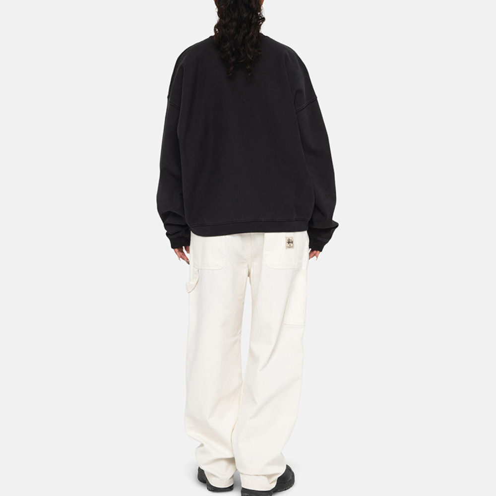 Stussy FW23 VARSITY OVERSIZED CREW Logo