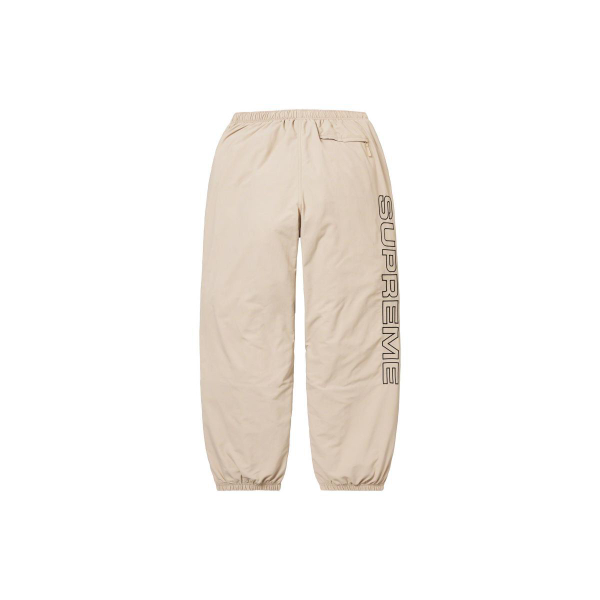 Supreme FW23 WEEK1 SPELLOUT EMBROIDERED TRACK PANT Logo