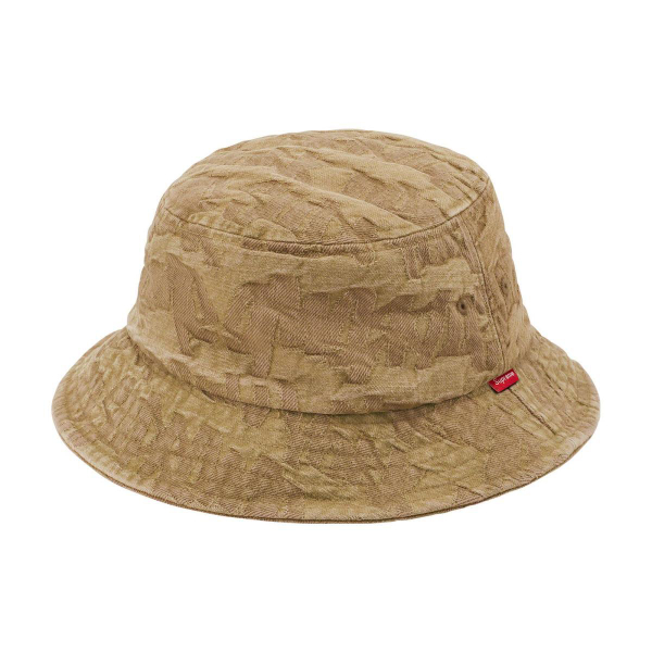 Supreme Week 8 Fat Tip Jacquard Denim Crusher