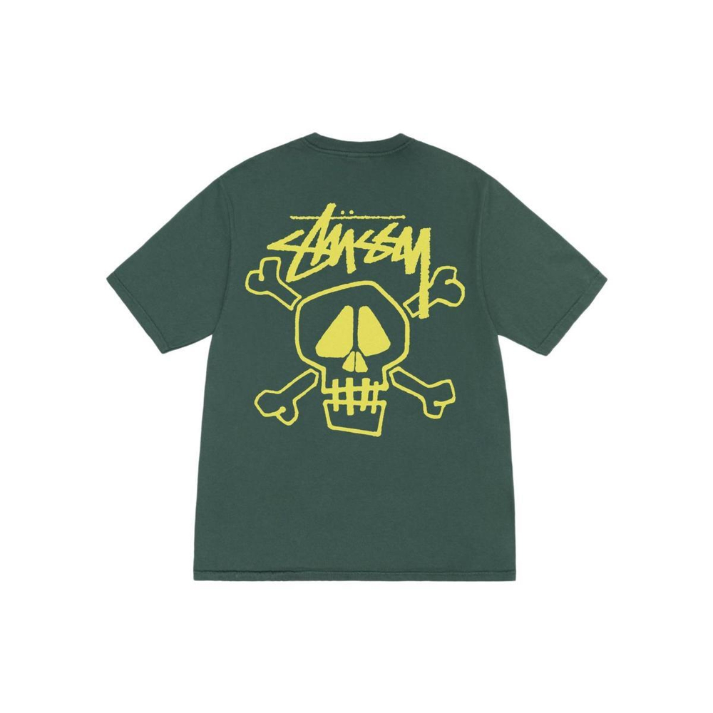 Stussy FW23 SKULL & BONES TEE PIGMENT DYED T