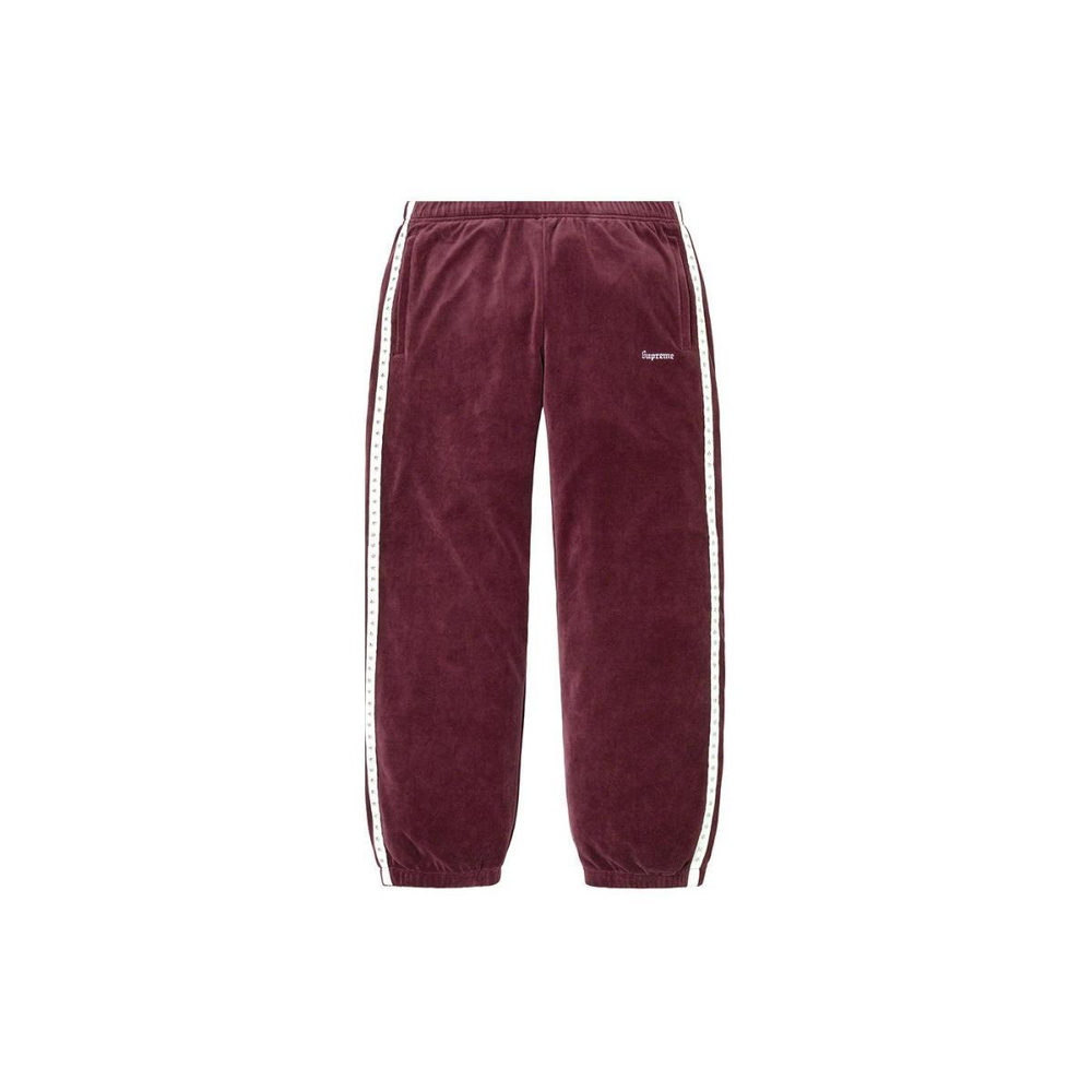 Supreme FW22 Week 2 Studded Velour Track Pant