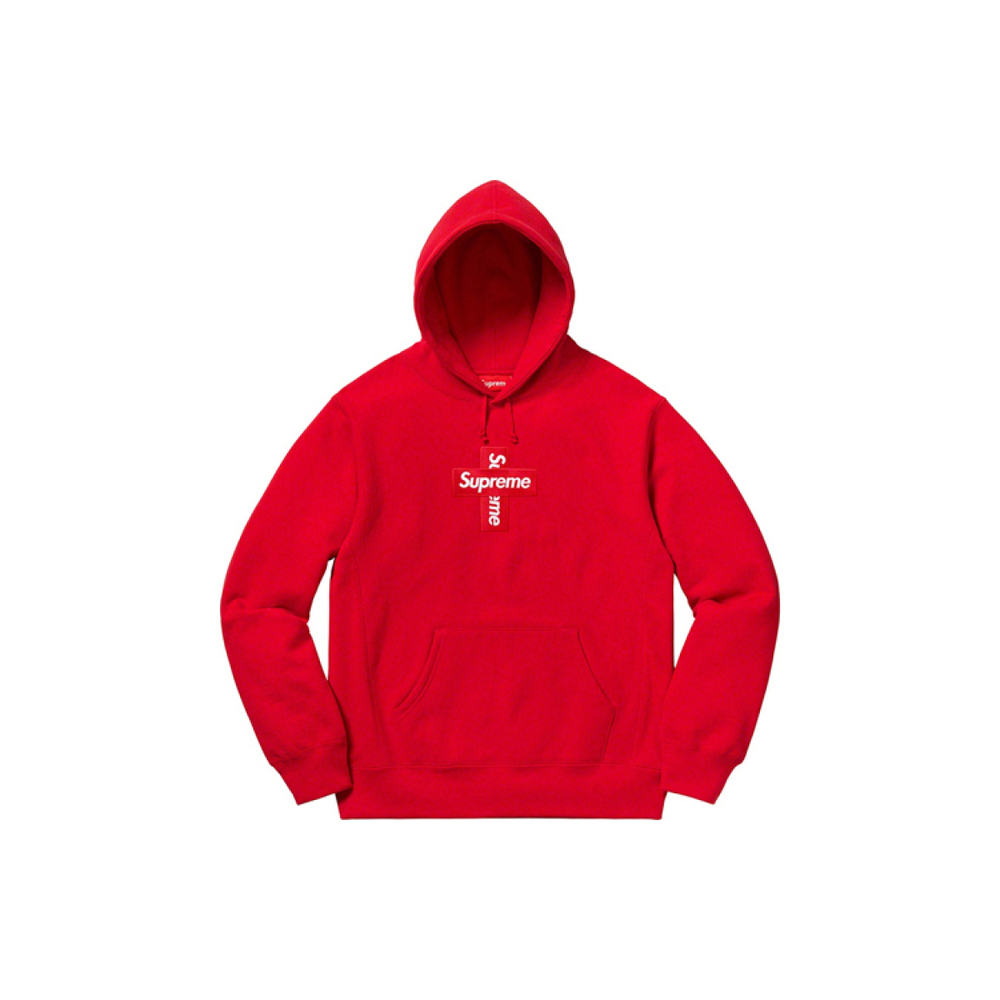 Supreme Week 15 Cross Box Logo Hooded Sweatshirt Logo