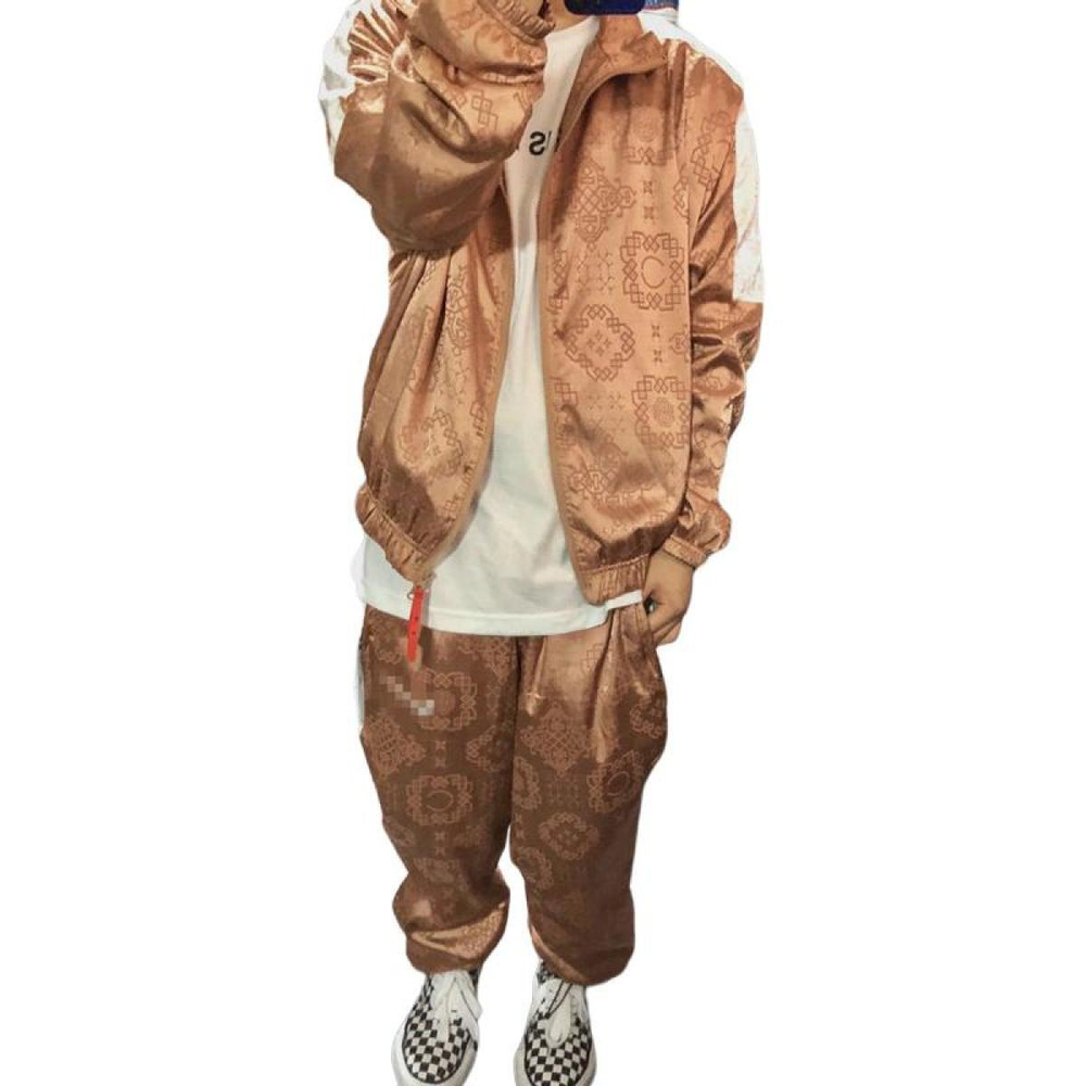 Nike x CLOT Rose Gold Silk Pattern Track Pants