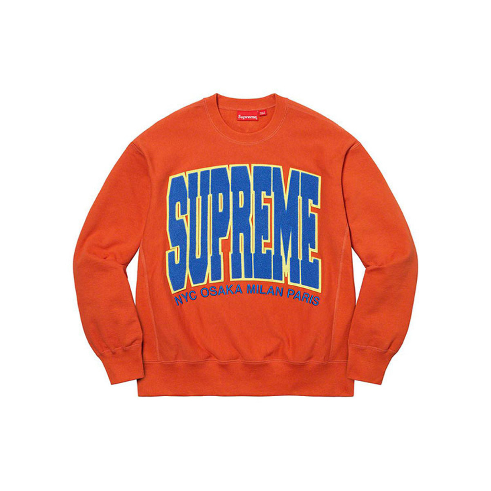 Supreme FW21 Week 1 Cities Arc Crewneck Logo