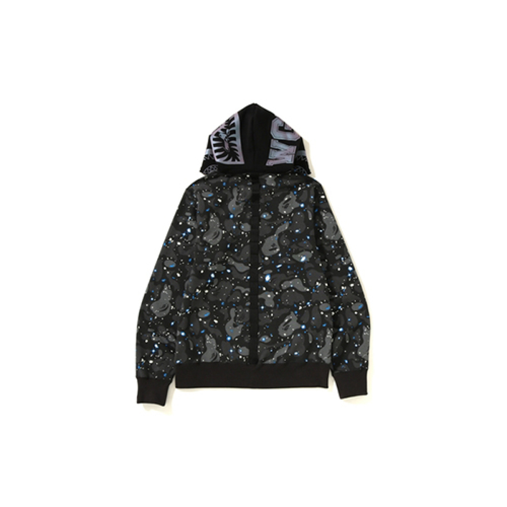 A BATHING APE Space Camo Shark Full Zip Hoodie 19