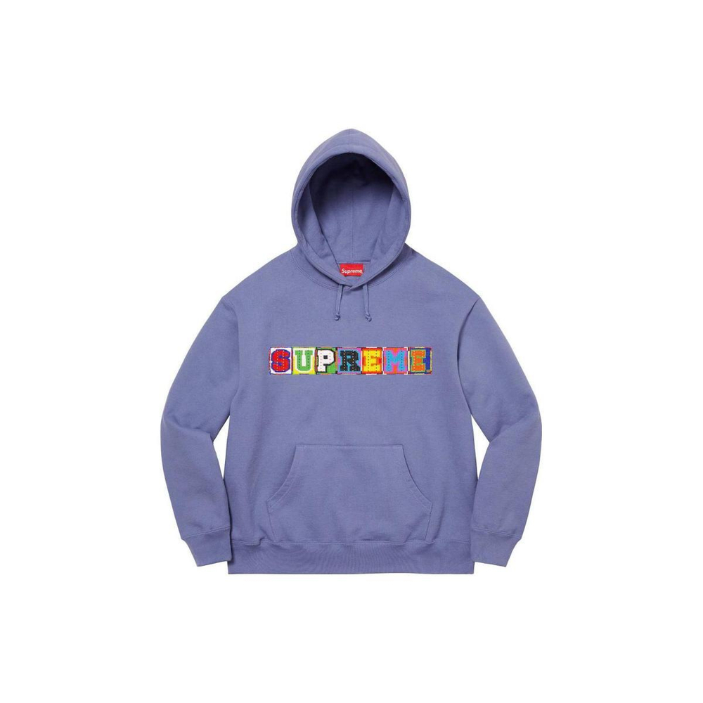 Supreme SS23 Week9 BEADED HOODED SWEATSHIRT Logo