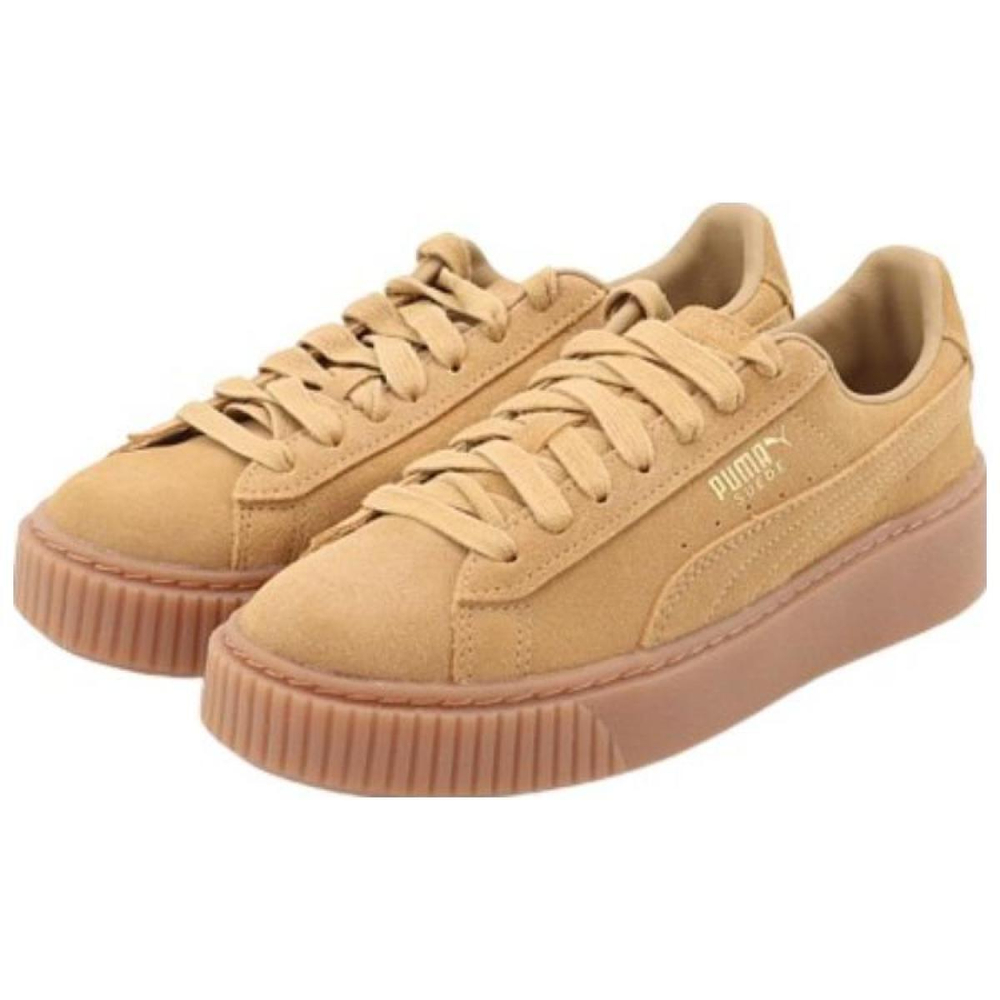PUMA Suede Platform Core Oatmeal