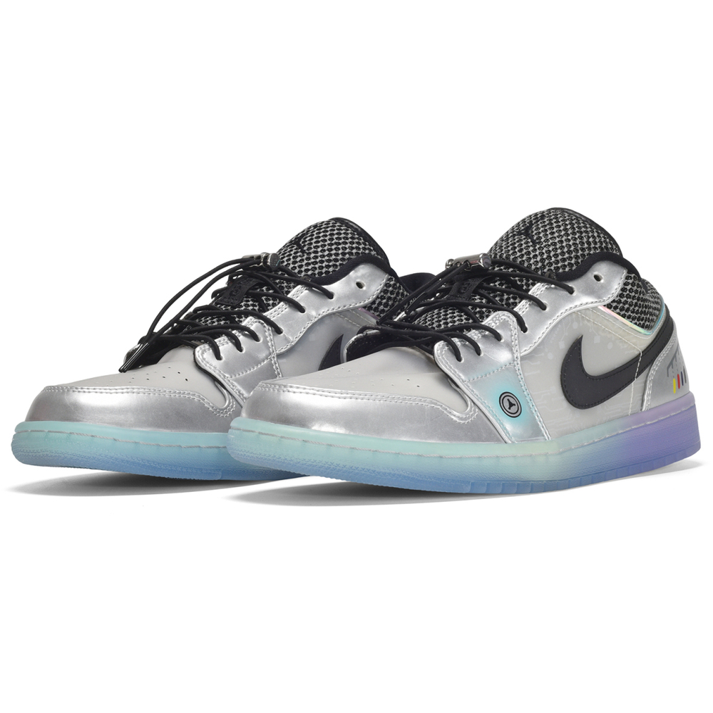 【 】 Jordan Air Jordan 1 Low SE Toggle Silver