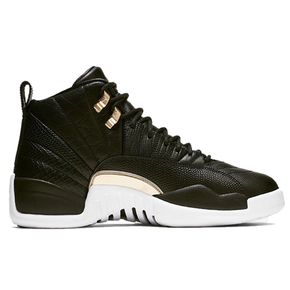 Jordan Air Jordan 12 Retro Black Metallic Gold White