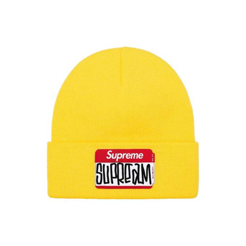 Supreme Week 7 Gonz Nametag Beanie