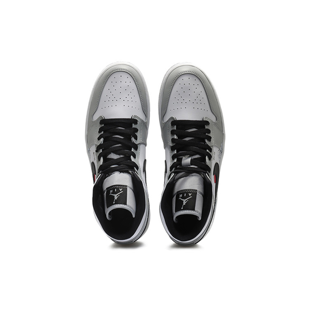 【 】 Jordan Air Jordan 1 Mid Light Smoke Grey