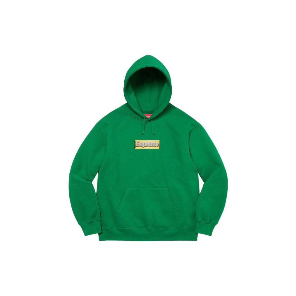 Supreme SS22 Week 1 Bling Box Logo Hooded Sweatshirt Logo