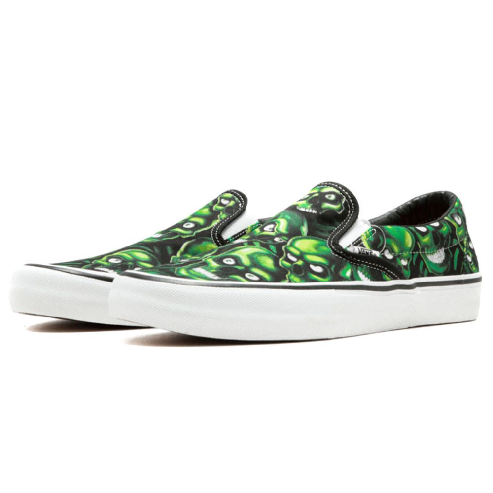 Supreme x Vans slip-on Skull Pile (Green)
