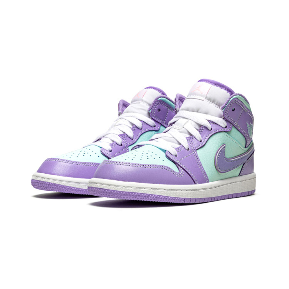 BP Air Jordan 1 Mid "Purple Glacier Blue"