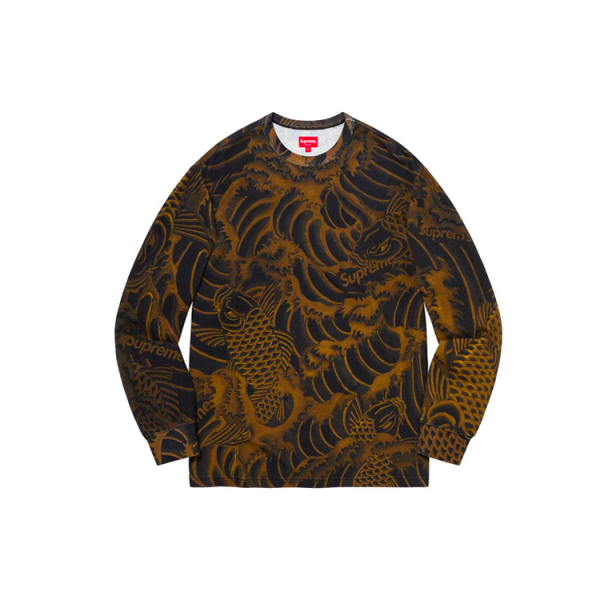 Supreme SS20 Week 14 Waves L/S Top