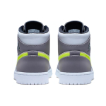Jordan Air Jordan 1 Mid Neon Yellow Grey