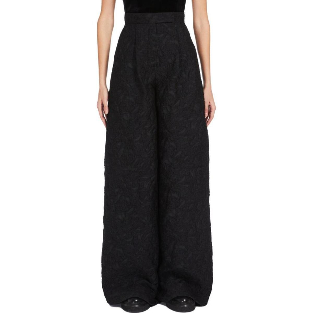 MaxMara Wide Jacquard Trousers