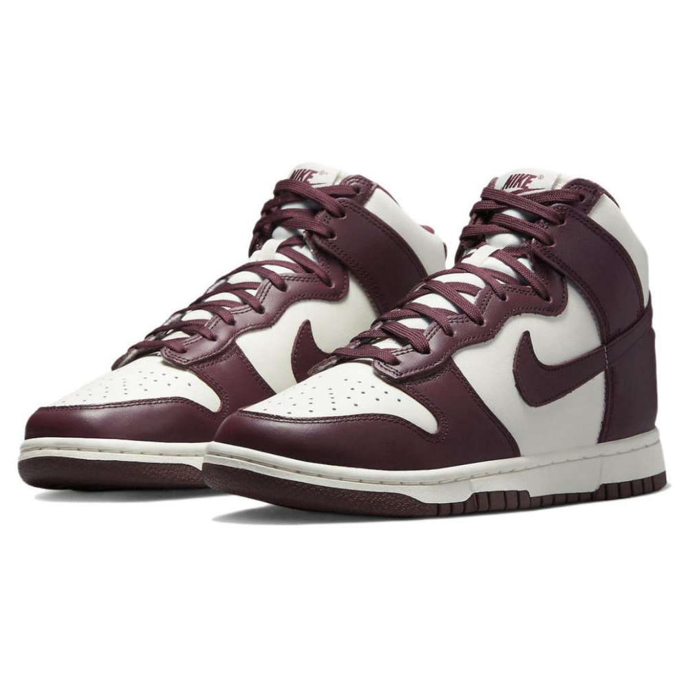 Nike Dunk High burgundy crush