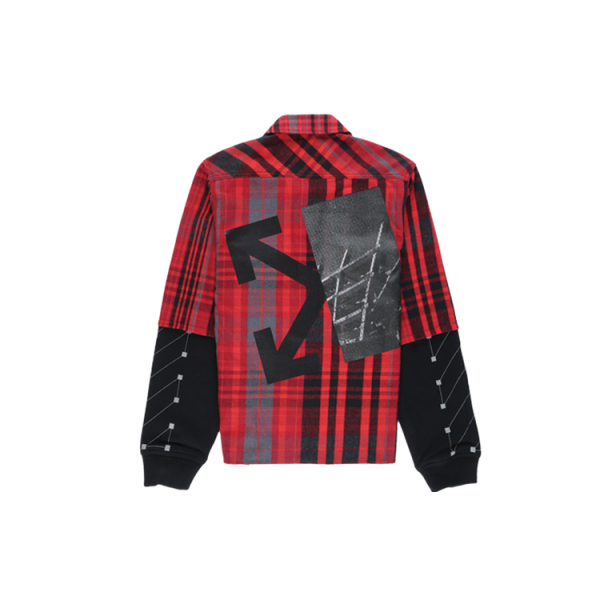OFF-WHITE FW19 Jersey Sleeve Shirt Logo