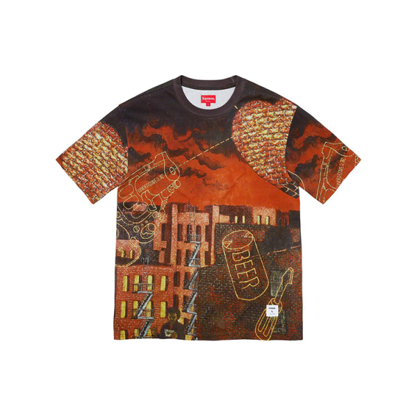 Supreme FW19 Week 12 x Martin Wong Ridge Street S/S Top MultIcolor T
