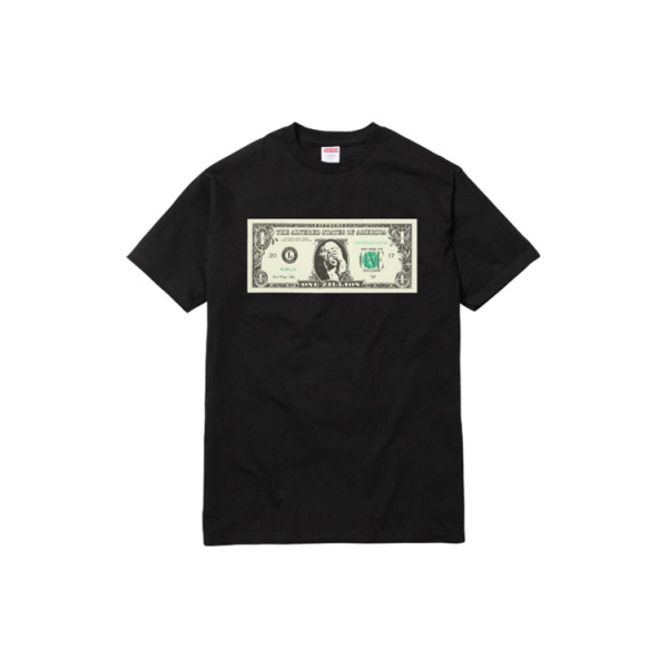Supreme FW17 Dollar Tee Navy T