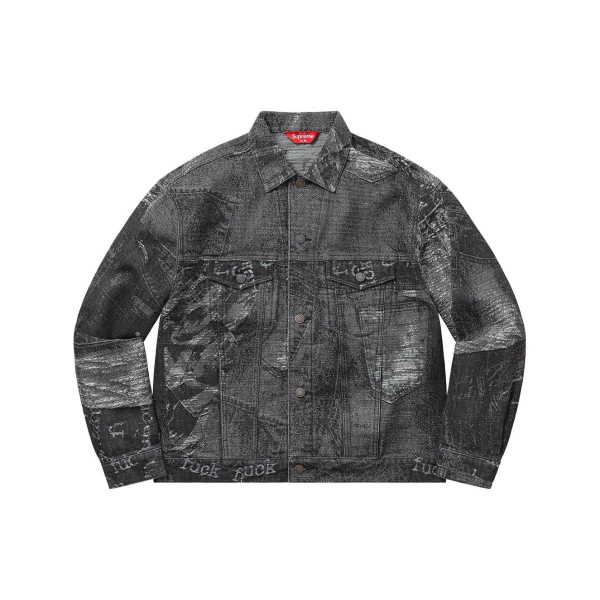 Supreme SS23 Week14 ARCHIVE DENIM JACQUARD TRUCKER JACKET