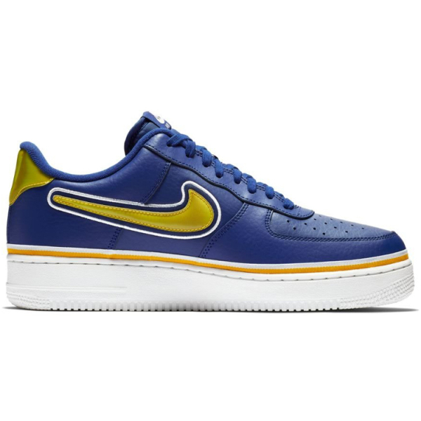 Nike Air Force 1 Sport NBA Deep Royal University Gold