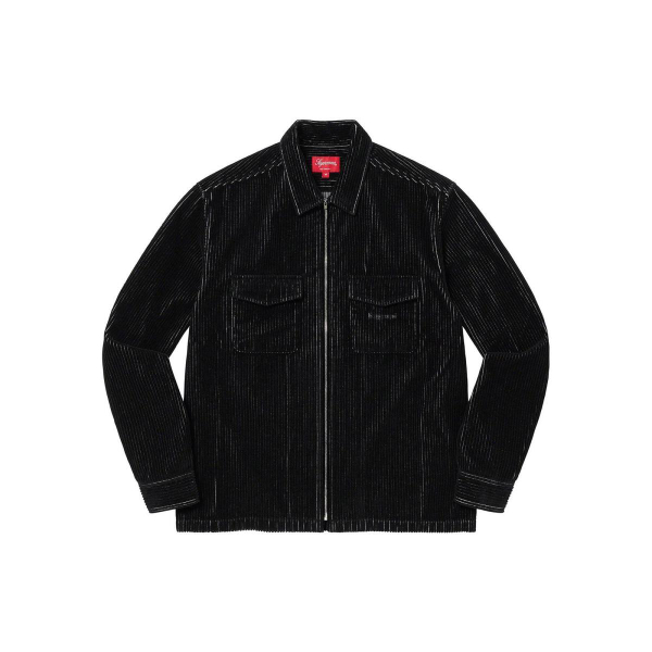 Supreme SS23 Week 2 2-TONE CORDUROY ZIP UP SHIRT