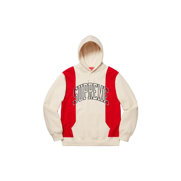 Supreme FW19 Week 4 Paneled Arc Hooded Sweatshirt Logo