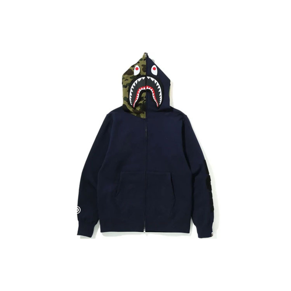 A BATHING APE Detachable Shark Full Zip Hoodie