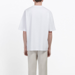 Balenciaga White T-shirt with BB logo logo T